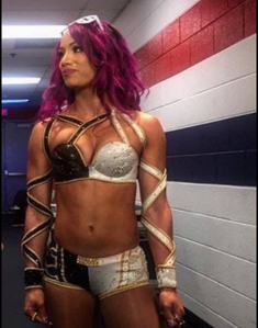 sasha banks topless