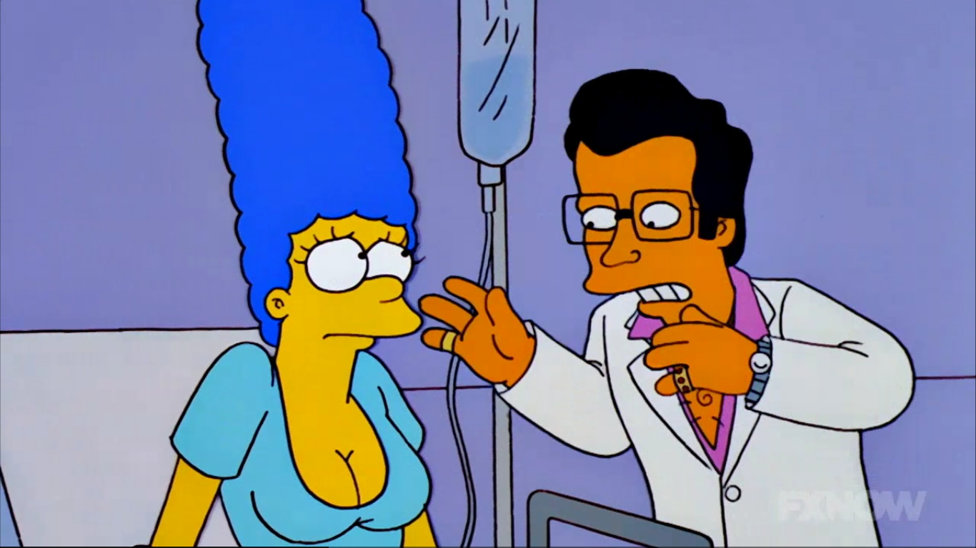 Best of Marge gets breast implants