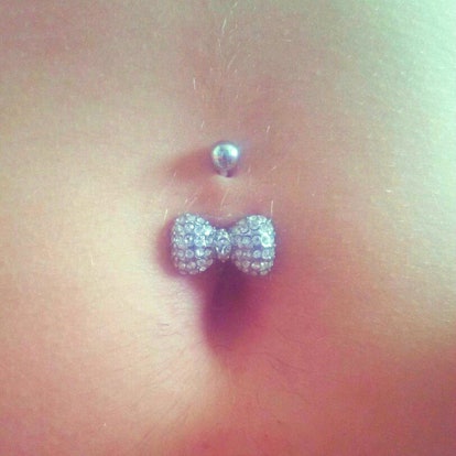 fat belly button ring