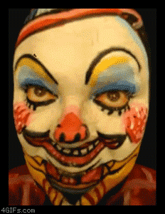 dinesh shiwakoti recommends Clown Makeup Gif