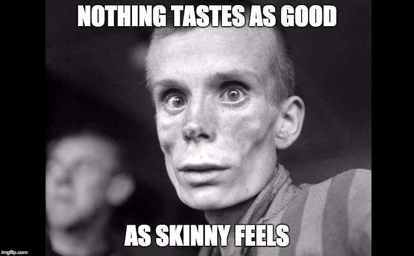 nothing tastes as good as skinny feels gif