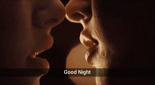 good night kiss gif images