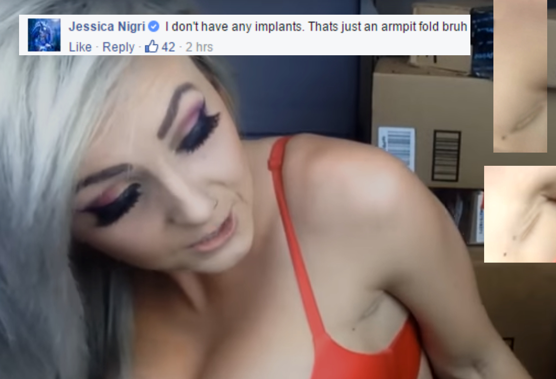 Jessica Nigri Fake Breasts Get your paycheck Excellent porn - 8 comments