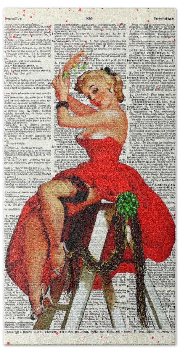 vintage christmas pin up girl images