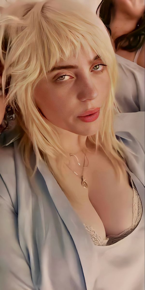 billie eilish cleavage