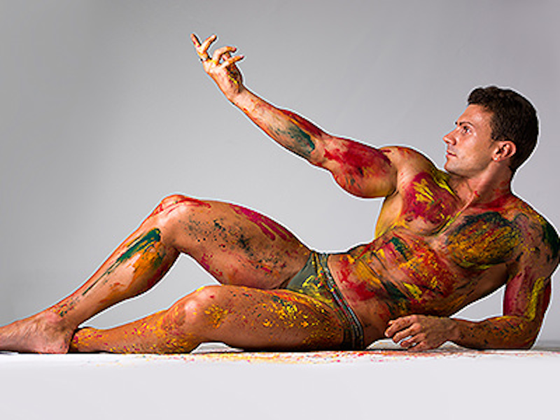 david cranor recommends nude body painting male pic
