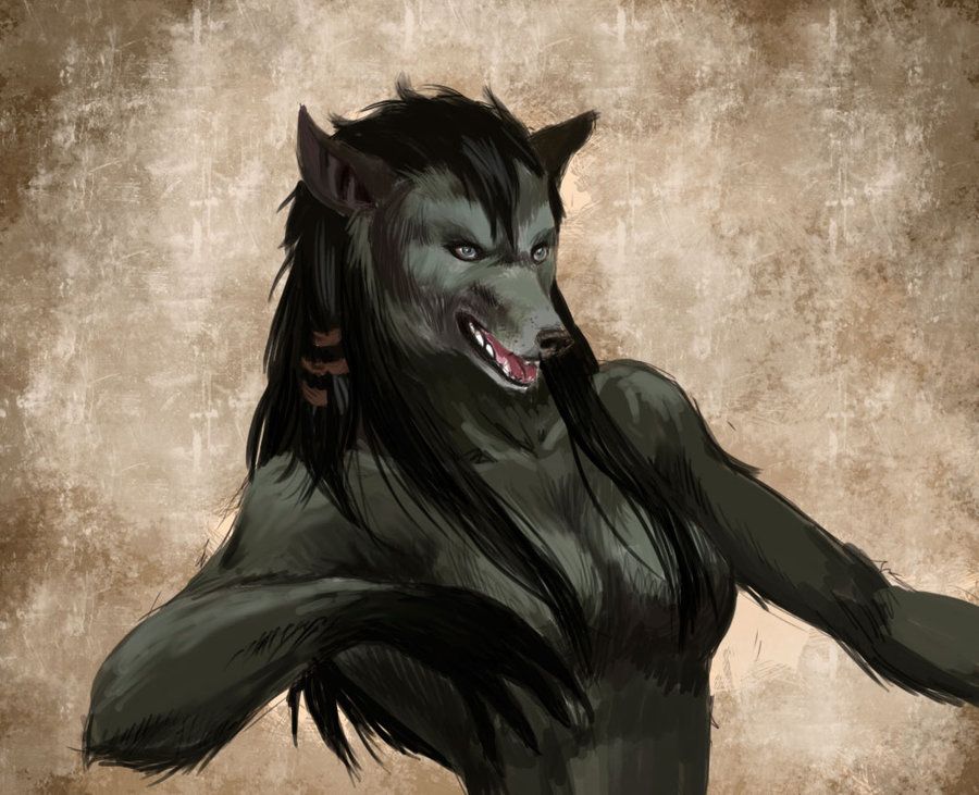 dan lazear share female werewolf art photos
