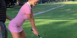 diana swindell recommends gabbie carter golf course pic