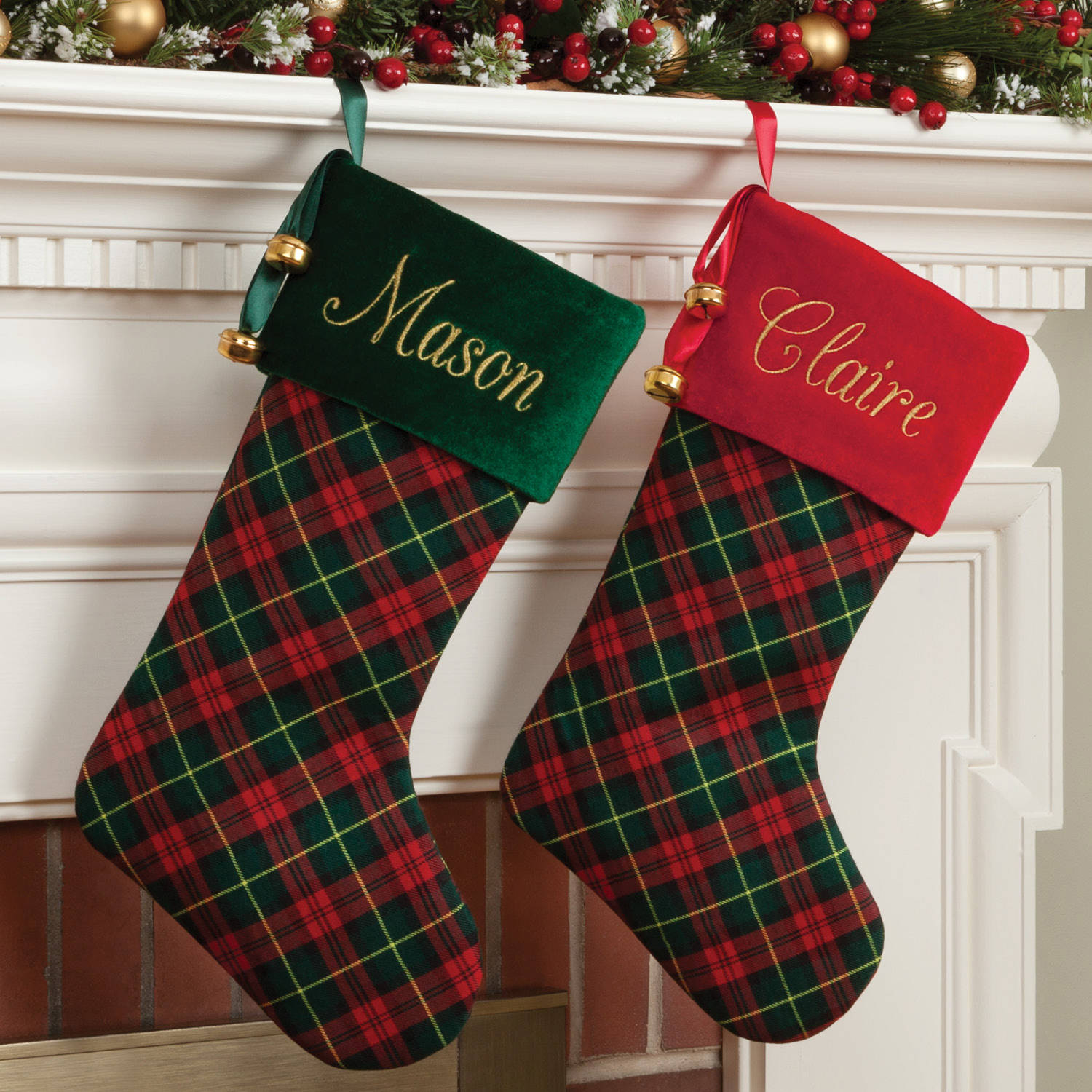 Argyle Christmas Stockings good gif