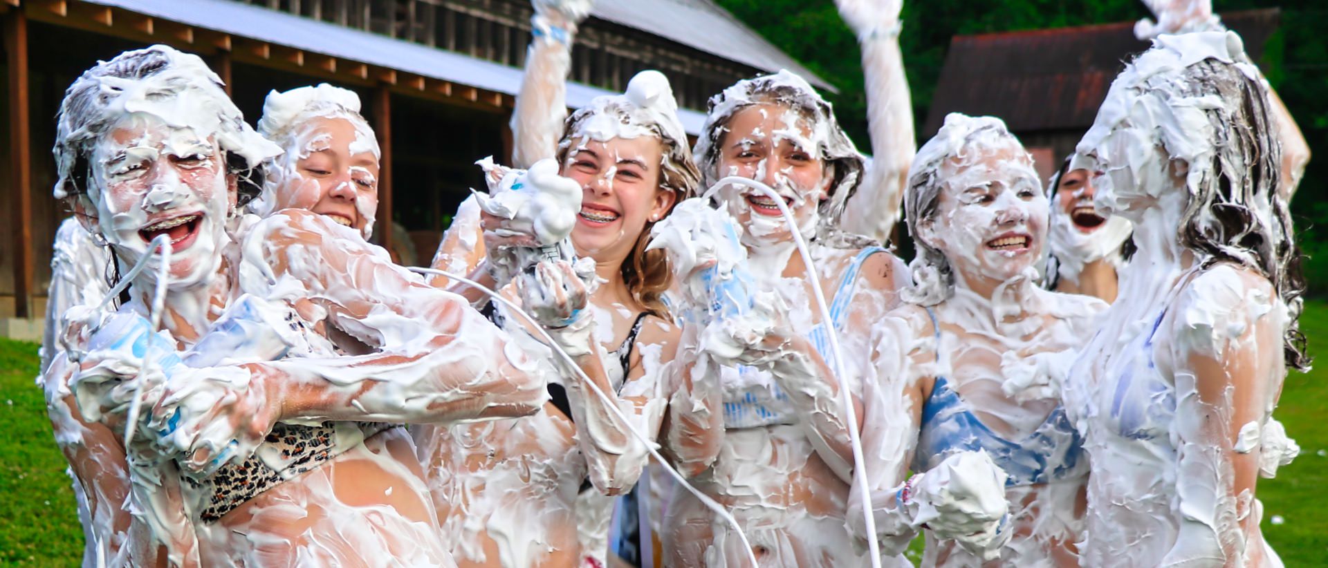 christopher lancaster recommends girls covered in shaving cream pic