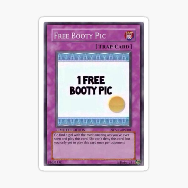 bobby holladay recommends One Free Booty Pic Sticker