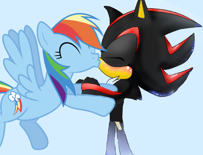 Sonic Kiss Rainbow Dash sperm picture