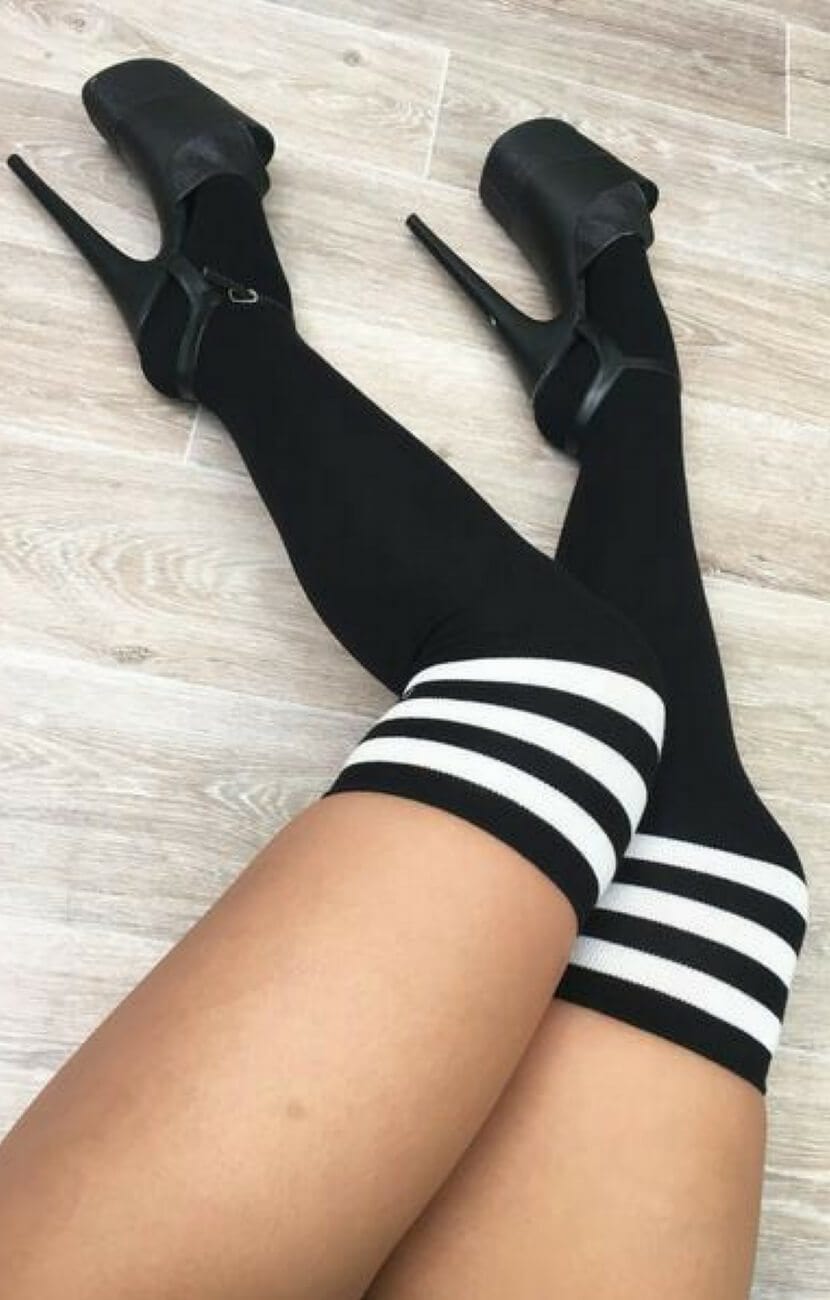 craig devonshire recommends sexy white thigh highs pic