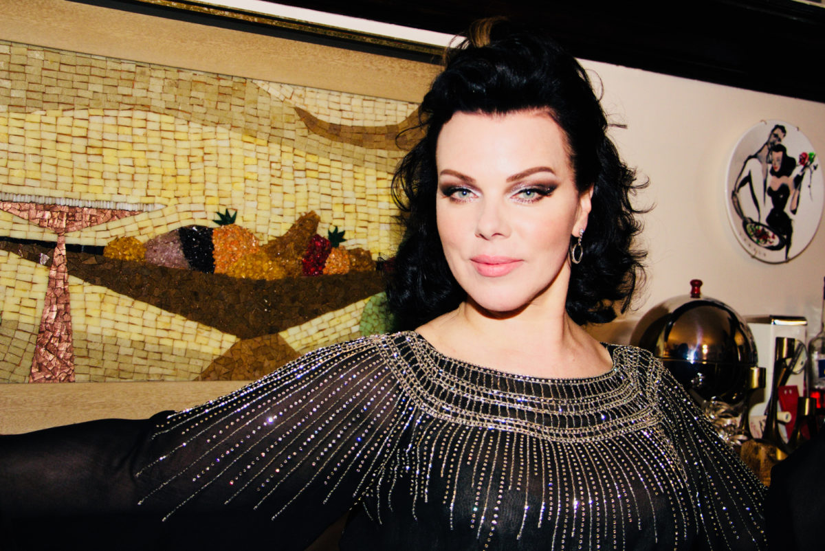 Debi Mazar Sexy kitchen counter