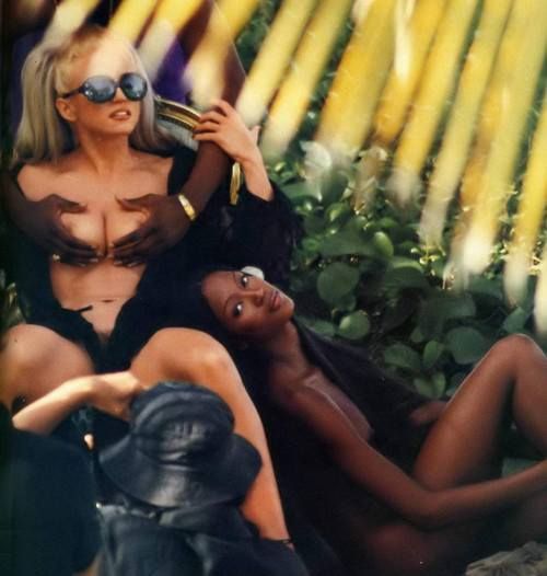 Big Daddy Kane Madonna Naomi Campbell Photos all fours