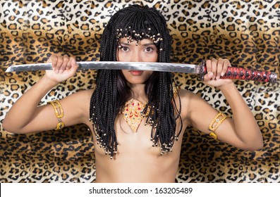 allison kowalski add naked girls with swords photo