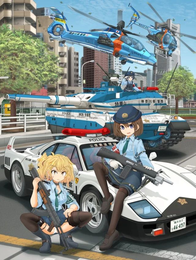 alan auburn recommends Anime Girl In Police Car