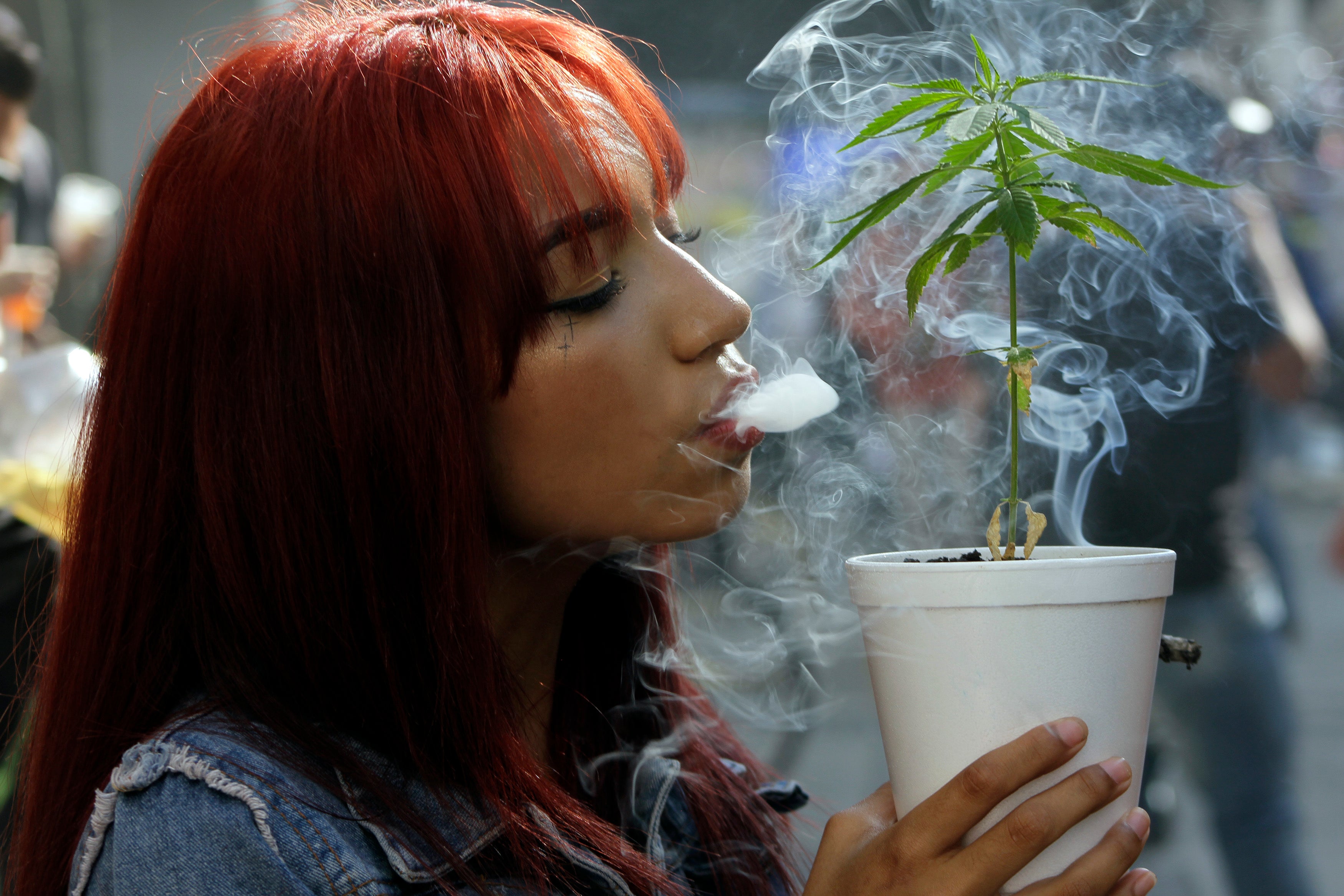 Best of Naked chicks smoking weed