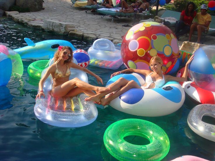 Best of Playboy mansion pool parties