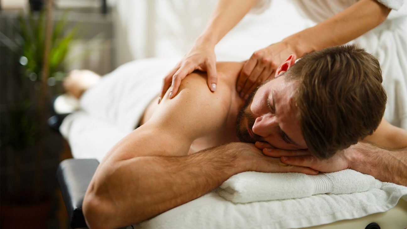 Best of Male female naturist massage