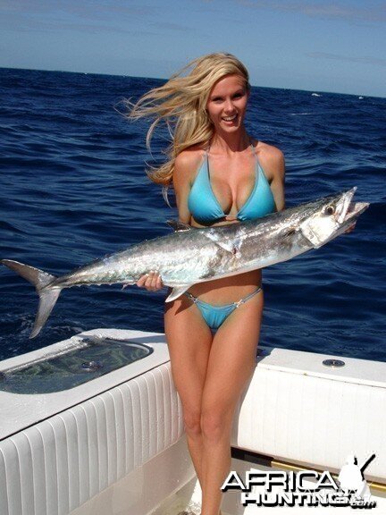 Nude Deep Sea Fishing stand amateur