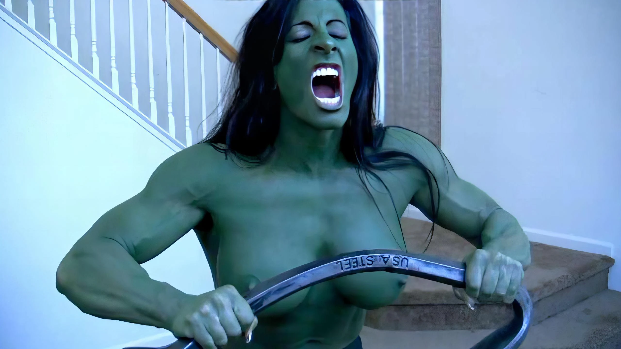 anna svenson recommends naked she hulk transformation pic