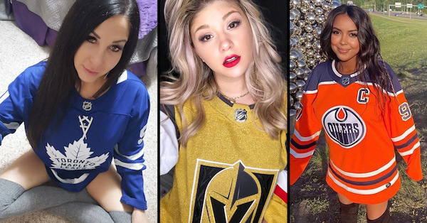 cory tyson recommends hot girls in hockey jerseys pic