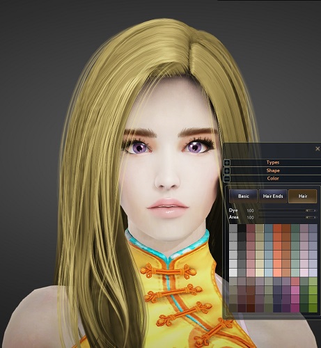 black desert online blonde hair