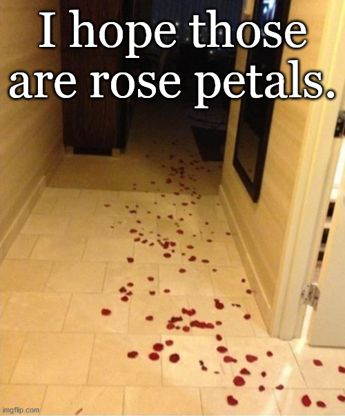 Rose Petals On Bed Meme wobble gif