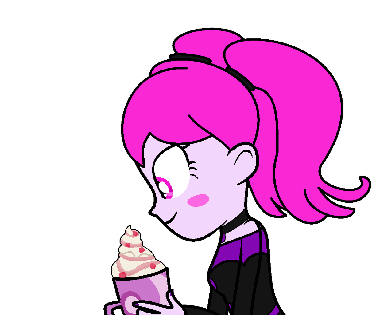 teen titans jinx hair down