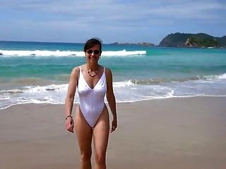 amateur milf beach sex