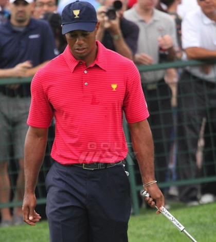 Tiger Woods Dick Size pizza man