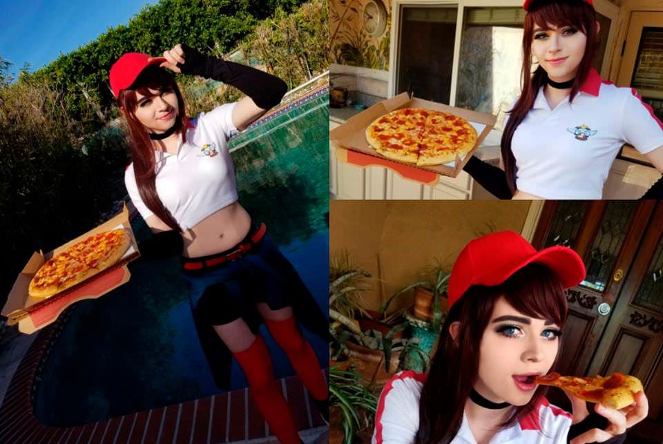 benjamin james willson share sneaky pizza girl cosplay photos