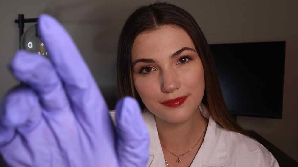 asmr doctor check up