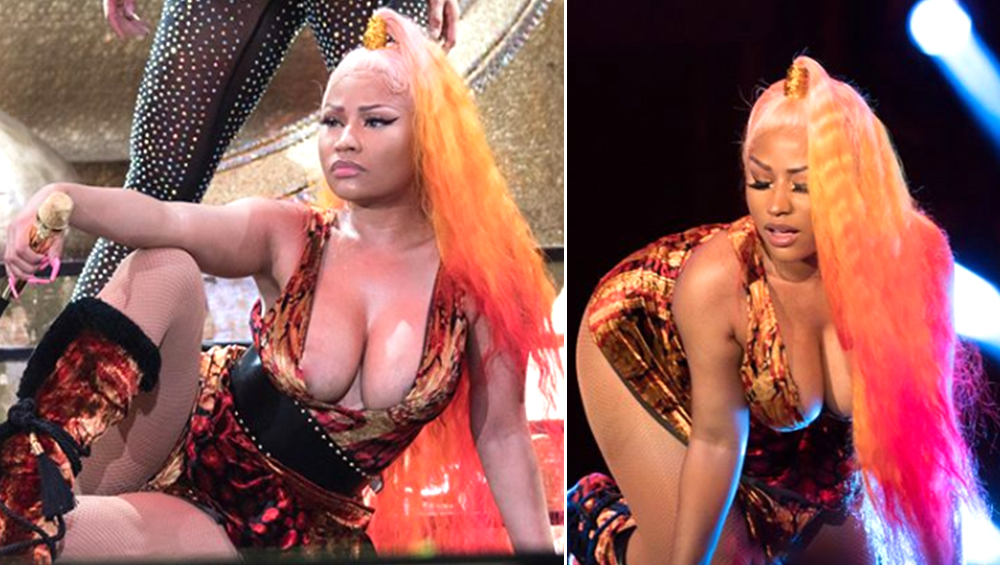 Nicki Minaj Nipple Instagram rogue e