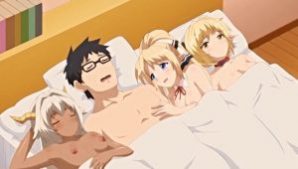 Enjo Kouhai Episode 4 green topless