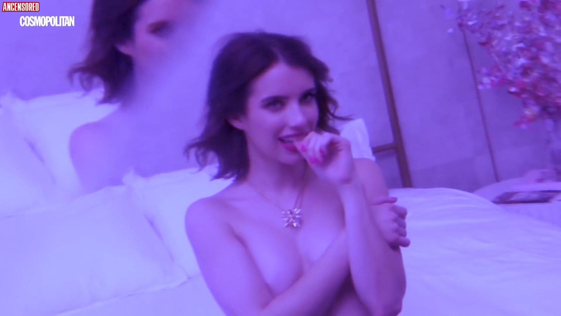 bella reina add emma roberts topless photo