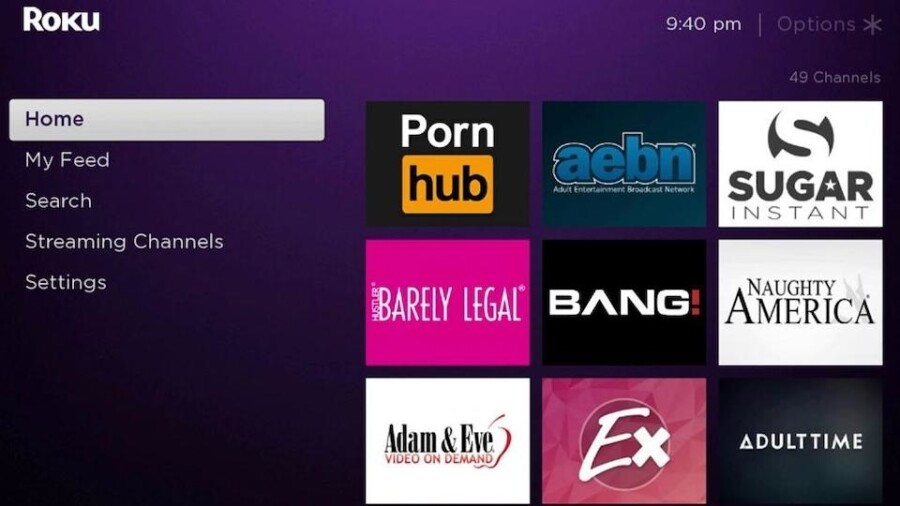 porn channels on tv