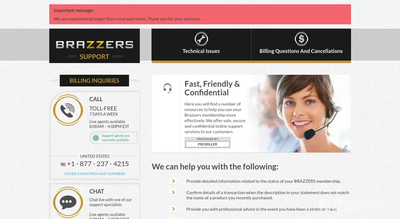 dante barrera recommends Brazzers Customer Support