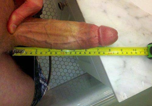 9 inch cock measured