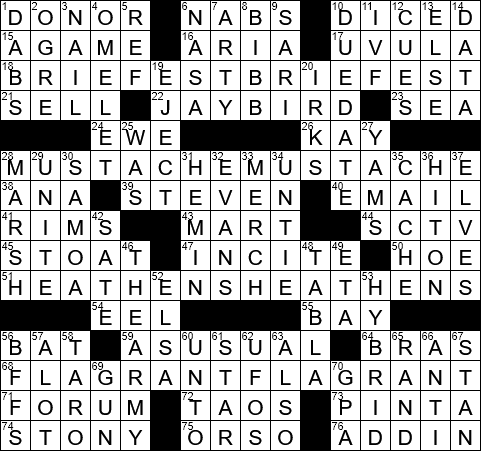 gorge crossword clue