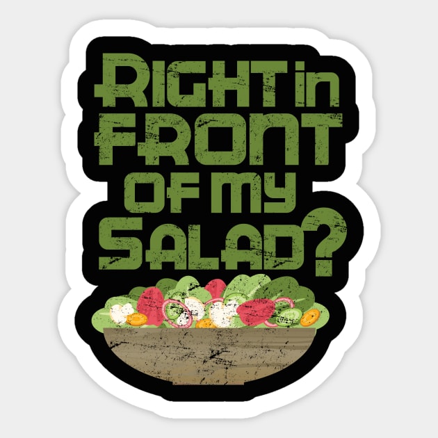 aris romualdo recommends Right In Fromt Of My Salad