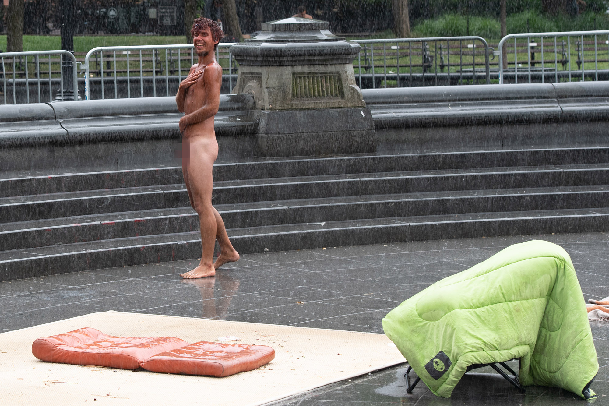 angie riano recommends Walking Naked In The Rain