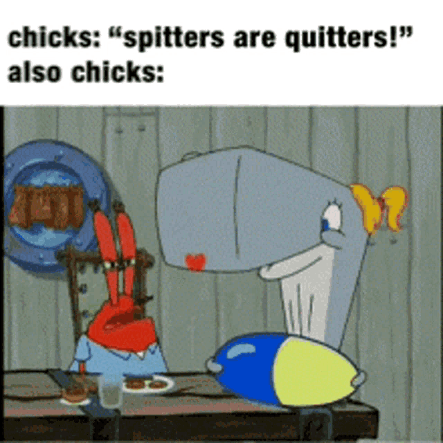 adam keeler recommends spitters are quitters gif pic