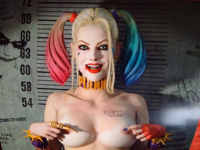 ai siti rohmah recommends naked harley quinn pic
