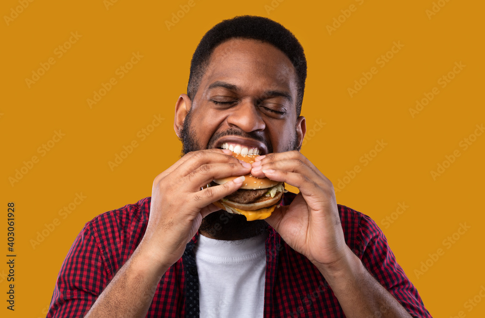 adele turner recommends black guy eating hamburger pic
