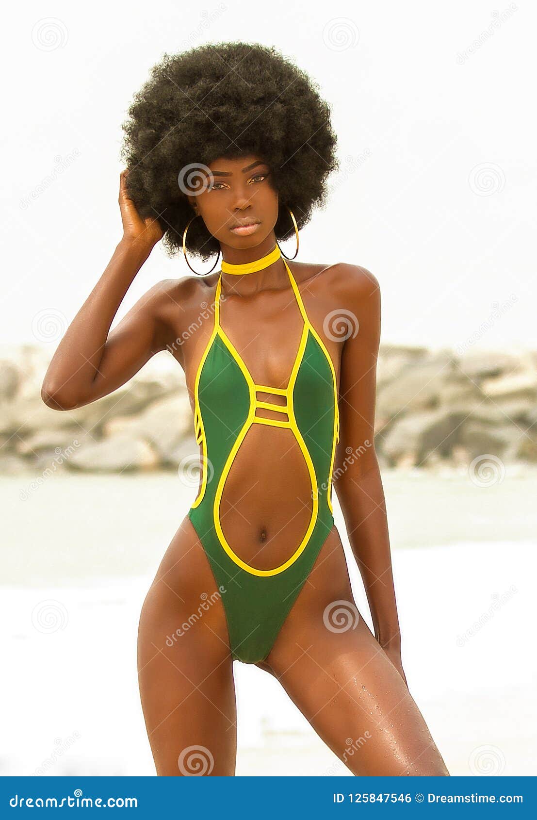 black women in bathing suits