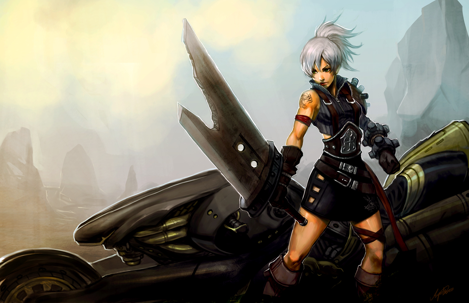 amanda dinger share league of legends riven fan art photos