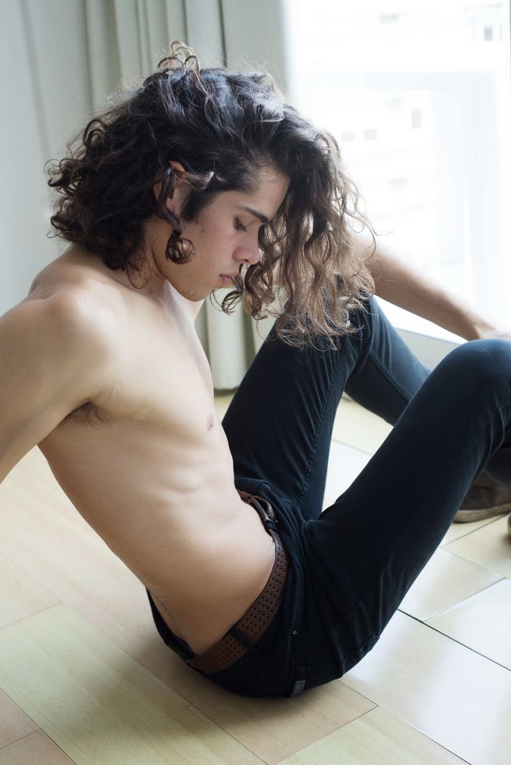 Best of Long hair twink