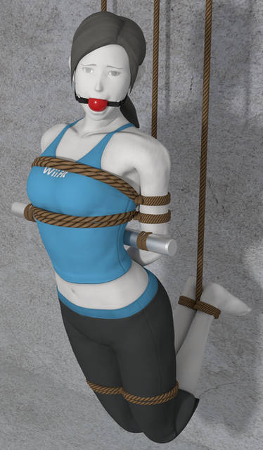 Wii Fit Trainer Tied Up college boobs